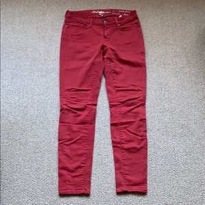Eddie Bauer Skinny Jeans in Red
